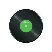 Vinyl disk. Music disk vector illustration. Sound record.