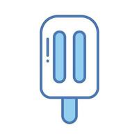 Icecream stick in modern style, ready to use popsicle vector