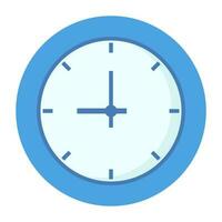 wall clock icon. vector