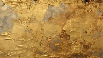 Golden abstract background. AI Generated. photo