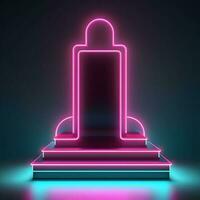 abstract neon background photo