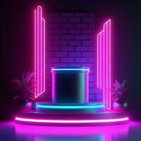 abstract neon background photo