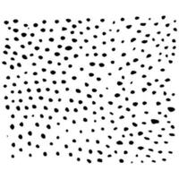 Dots drawn by hand. Abstract monochrome background. Vector illustration isolated on white background.