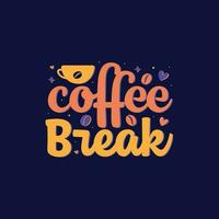 makes everything better coffee lettering vector