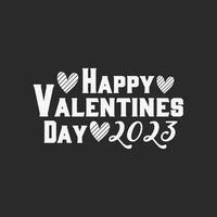 happy valentines black and white. vector