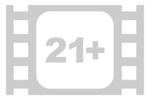 Zeichen von Erwachsene nur zum achtzehn Plus, 18 Plus und zwanzig einer Plus, 21 Plus Alter im das Filmstreifen. Alter Bewertung Film Symbol Symbol zum Film Poster, Apps, Webseite oder Grafik Design Element. Format png