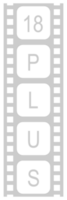 Sign of Adult Only for Eighteen Plus, 18 Plus and Twenty One Plus, 21 Plus Age in the Filmstrip. Age Rating Movie Icon Symbol for Movie Poster, Apps, Website or Graphic Design Element. Format PNG