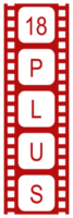 Sign of Adult Only for Eighteen Plus, 18 Plus and Twenty One Plus, 21 Plus Age in the Filmstrip. Age Rating Movie Icon Symbol for Movie Poster, Apps, Website or Graphic Design Element. Format PNG