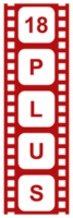 Sign of Adult Only for Eighteen Plus, 18 Plus and Twenty One Plus, 21 Plus Age in the Filmstrip. Age Rating Movie Icon Symbol for Movie Poster, Apps, Website or Graphic Design Element. Format PNG