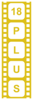 tecken av vuxen endast för arton plus, 18 plus och tjugo ett plus, 21 plus ålder i de filmremsa. ålder betyg film ikon symbol för film affisch, appar, hemsida eller grafisk design element. formatera png