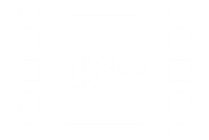 Sign of Adult Only for Eighteen Plus, 18 Plus and Twenty One Plus, 21 Plus Age in the Filmstrip. Age Rating Movie Icon Symbol for Movie Poster, Apps, Website or Graphic Design Element. Format PNG