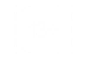 Sign of Adult Only for Thirteen Plus, 13 Plus Age in the Filmstrip. Age Rating Movie Icon Symbol for Movie Poster, Banner, Backdrop, Apps, Website or Graphic Design Element. Format PNG