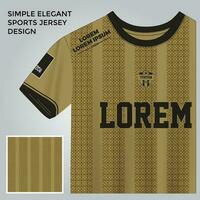 SIMPLE ELEGANT BROWN JERSEY vector