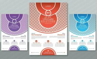 Corporate Flyer design and Template design vector