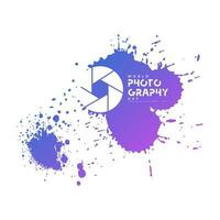 World photography day vector, typography design with camera. good template for world photography day design. vector