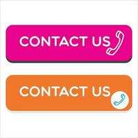 contact us button icon vector illustration