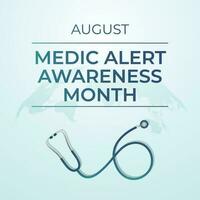 medicalert awareness month. medic alert awareness month. medical vector template. medical tool vector design.