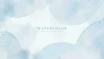 Abstract horizontal watercolor background. Neutral light colored empty space background illustration vector