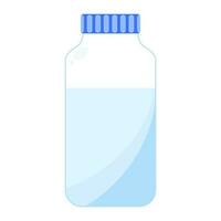 botella de agua potable vector