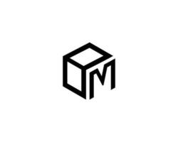 Abstract BM And MB Letter Initial Logo Icon Design Concept Vector Concept.