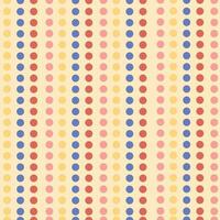 Seamless pattern with Multi colored dot shapes. Vector illustration for fabric, wallpaper or wrapping paper design.