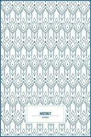 unique abstract pattern of blue rhombus shape vector