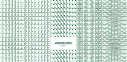 abstract pattern of five rectangle creative design vector
