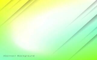 abstract gradient green yellow dynamic background design vector