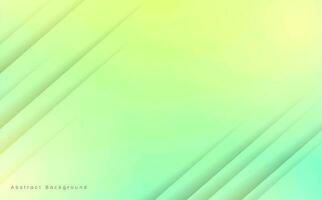 Dynamic green gradient abstract background vector