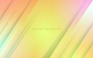 Abstract yellow orange gradient dynamic line futuristic design vector