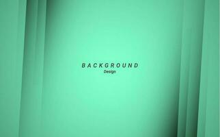 Abstract dynamic green color lines background vector design