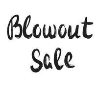 Inventory Blowout Sale banner. Vector Illustrator.