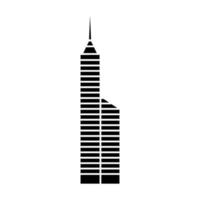 Skyscraper icon vector. Building illustration sign. high rise building symbol. architecture logo. vector