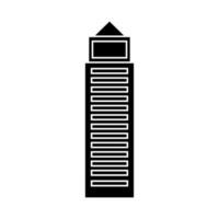 Skyscraper icon vector. Building illustration sign. high rise building symbol. architecture logo. vector