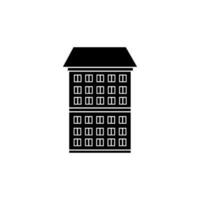 Skyscraper icon vector. Building illustration sign. high rise building symbol. architecture logo. vector