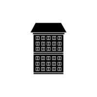 Skyscraper icon vector. Building illustration sign. high rise building symbol. architecture logo. vector