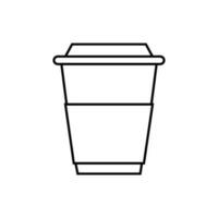 Coffee cup icon vector. Tea cup illustration sign. Mocha symbol. Tea logo. Hot drink mark. vector