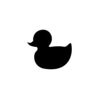 Duck icon vector. Bird illustration sign. Hunting symbol. Goose logo. vector