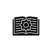 Document vector icon. technical documentation illustration sign. manual symbol.