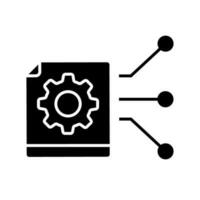 Document vector icon. technical documentation illustration sign. manual symbol.