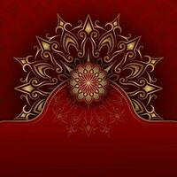 luxury background, with mandala ornament vector