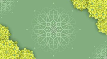 sencillo fondo, decorativo mandala ornamento vector