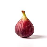 Fresh fig isolated on white background. photo