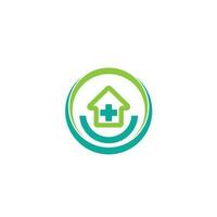 hospital health medical medicine logo design vector