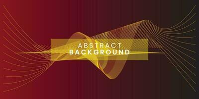 Abstract background color yellow and gold stripes vector