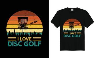 Disc golf vector tshirt  Poster Mug design Vector