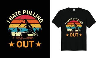 Camping tshirt, Poster, Mug design vectors design