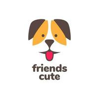 animal pets dog puppy jack russel terrier cute mascot cartoon logo design vector