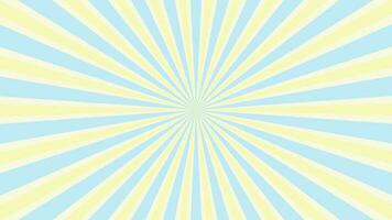 abstract sunburst blue and yellow pattern background for modern graphic design element. shining ray cartoon with colorful for website banner wallpaper and poster card decoration vector