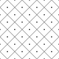 sin costura geométrico diagonal cuadrícula con polca punto en el medio de cuadrado modelo con arco corbatas para losas, tela rayas, ropa, y manteles vector